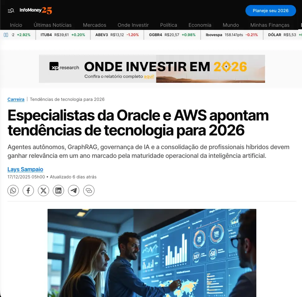 Infomoney — Tendências 2026
